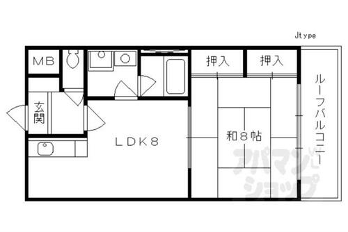 同じ建物の物件間取り写真 - ID:226060090304