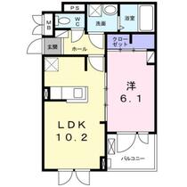 パーム　ツリー　Ⅰ 302 ｜ 宮城県仙台市若林区若林３丁目（賃貸アパート1LDK・3階・40.14㎡） その2