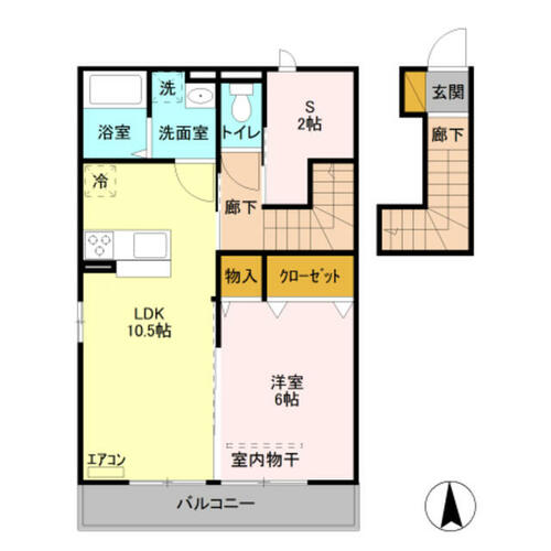 同じ建物の物件間取り写真 - ID:211047246656