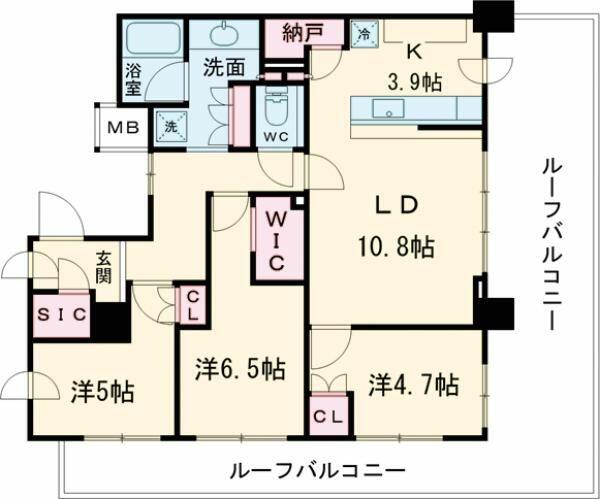 ブランズ南荻窪 6｜東京都杉並区南荻窪３丁目(賃貸マンション3LDK・6階・78.41㎡)の写真 その2