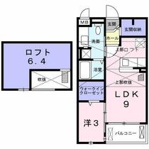 雅Ⅰ 201 ｜ 愛知県一宮市森本５丁目（賃貸アパート1LDK・2階・33.34㎡） その2
