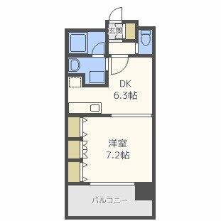 レジュールアッシュ福島｜大阪府大阪市福島区福島４丁目(賃貸マンション1DK・3階・33.97㎡)の写真 その2