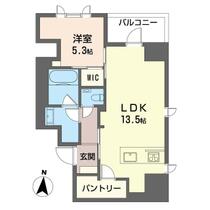 クレアシオンあら町 01104 ｜ 群馬県高崎市あら町（賃貸マンション1LDK・11階・49.83㎡） その2