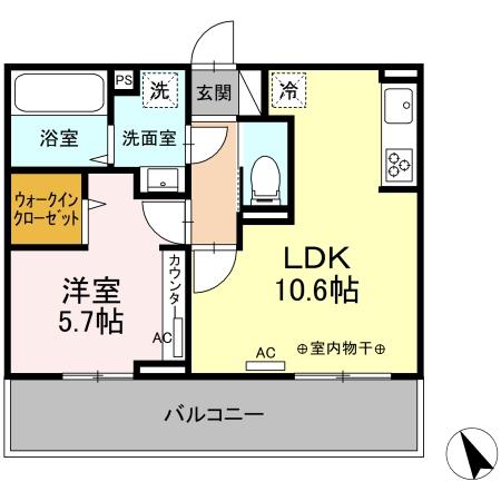 同じ建物の物件間取り写真 - ID:207001168728