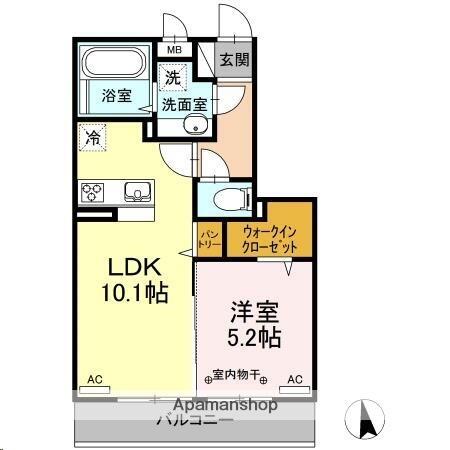 同じ建物の物件間取り写真 - ID:204004081773