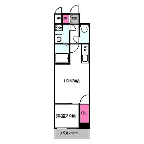 ＧＡＲＤＥＮＩＡ城北公園｜大阪府大阪市旭区中宮３丁目(賃貸マンション1LDK・9階・28.74㎡)の写真 その2