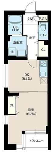 同じ建物の物件間取り写真 - ID:213103719333