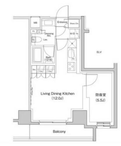 同じ建物の物件間取り写真 - ID:213103201728