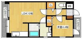 エクセレント東町 805 ｜ 福岡県久留米市東町（賃貸マンション1LDK・8階・35.69㎡） その2