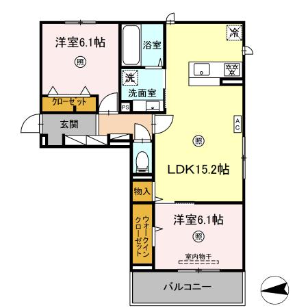 同じ建物の物件間取り写真 - ID:240028601164