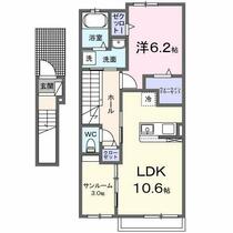 ユイマールＳ 202 ｜ 千葉県松戸市栄町１丁目（賃貸アパート1LDK・2階・51.63㎡） その2