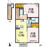 福島市西中央５丁目 2階建 築4年のイメージ