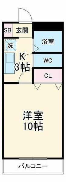 オアシス二本木 303｜愛知県安城市三河安城本町１丁目(賃貸マンション1K・3階・28.98㎡)の写真 その2