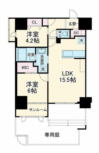 同じ建物の物件間取り写真 - ID:211048853487