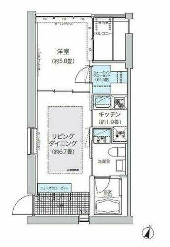 同じ建物の物件間取り写真 - ID:213111450781