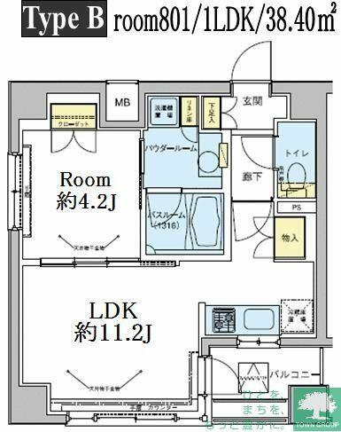 同じ建物の物件間取り写真 - ID:213103768806