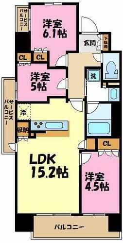 同じ建物の物件間取り写真 - ID:214055979095