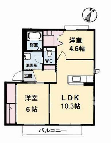 同じ建物の物件間取り写真 - ID:233019112994