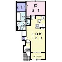 ニューメゾン感田Ａ 106 ｜ 福岡県直方市大字感田（賃貸アパート1LDK・1階・50.49㎡） その2