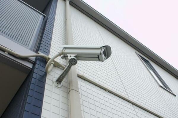 画像14:■防犯カメラ■　敷地内には防犯カメラがあります。セキュリティ面も安心のアパートです。