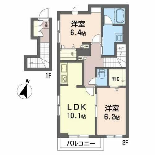 同じ建物の物件間取り写真 - ID:226063790260