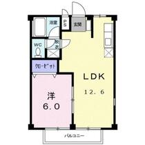 ハミングバードＣ 201 ｜ 宮城県岩沼市本町（賃貸アパート1LDK・2階・40.04㎡） その2