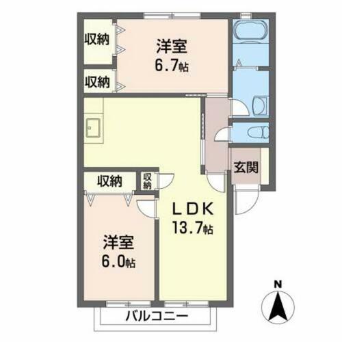 同じ建物の物件間取り写真 - ID:236002737835