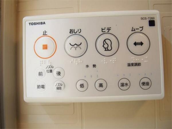 画像13:トイレ操作パネル