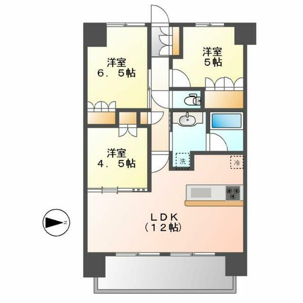 ラフィシア上前津（Ｒａｆｆｉｃｉａ　Ｋａｍｉｍａｅｚｕ） 606｜愛知県名古屋市中区千代田４丁目(賃貸マンション3LDK・6階・67.00㎡)の写真 その2