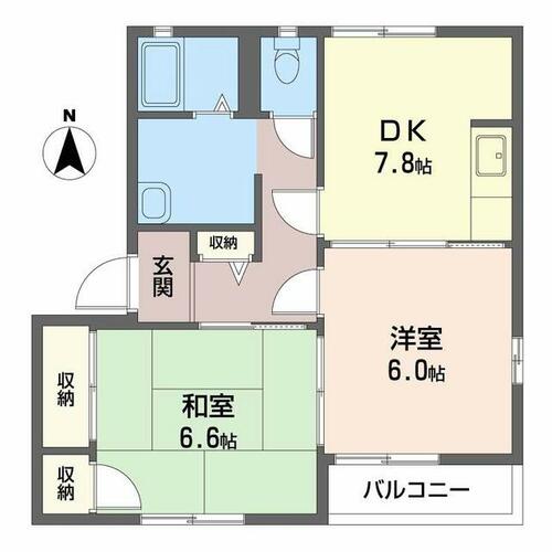 シャルマン２１0102の間取り