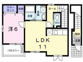 サウスエレガンス 201 ｜ 兵庫県姫路市飾磨区中島３丁目（賃貸アパート1LDK・2階・45.97㎡） その2