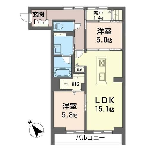 同じ建物の物件間取り写真 - ID:211045708784