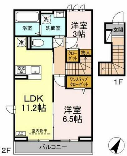 同じ建物の物件間取り写真 - ID:214055977363