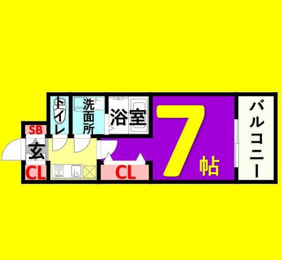 Ｓ－ＲＥＳＩＤＥＮＣＥ堀田Ｎｏｒｔｈ｜愛知県名古屋市瑞穂区大喜新町１丁目(賃貸マンション1K・11階・23.30㎡)の写真 その2