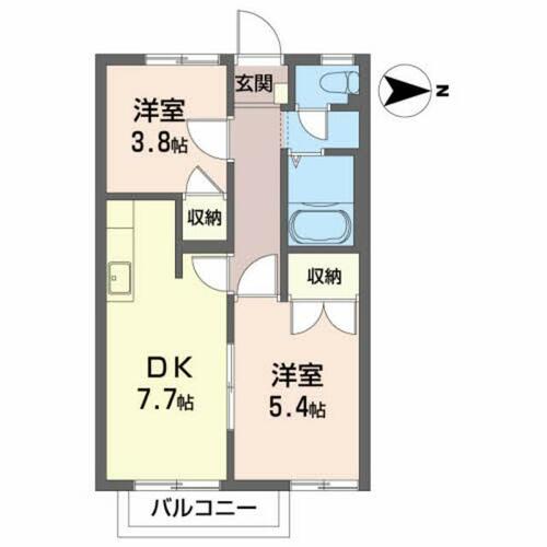 同じ建物の物件間取り写真 - ID:203001550468