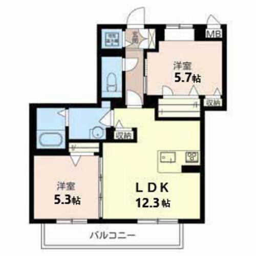 同じ建物の物件間取り写真 - ID:227080303072