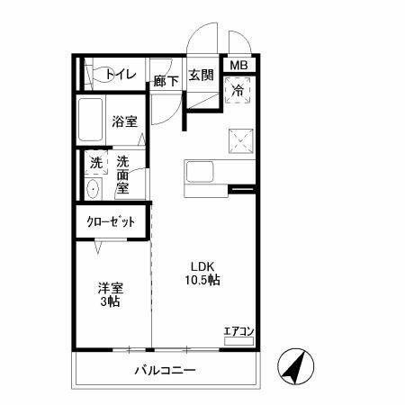 同じ建物の物件間取り写真 - ID:213103759720