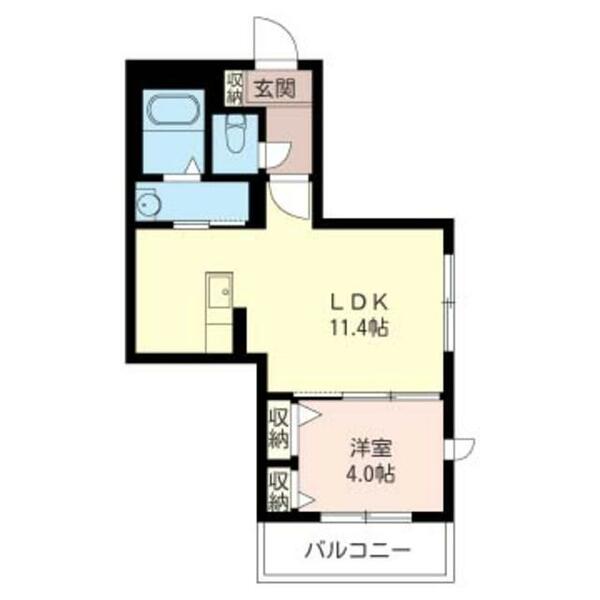 クレインビューコート 00301｜埼玉県川口市三ツ和２丁目(賃貸マンション1LDK・3階・36.00㎡)の写真 その2