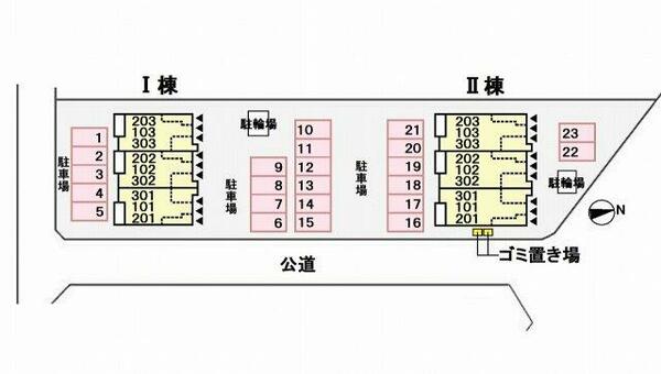 アンソレイユ北原　Ⅱ 302｜愛知県豊橋市牧野町字北原(賃貸アパート2LDK・3階・61.59㎡)の写真 その15