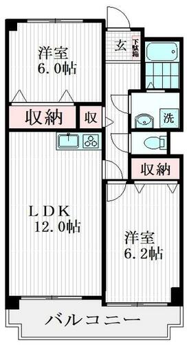 同じ建物の物件間取り写真 - ID:212042955857