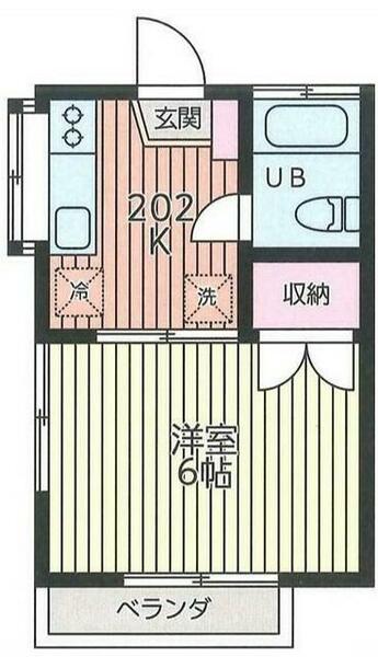 神奈川県相模原市南区相南１丁目(賃貸アパート1K・2階・19.83㎡)の写真 その2