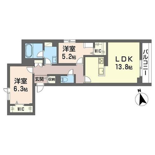 同じ建物の物件間取り写真 - ID:208009184519