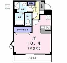 アウローラ 203 ｜ 千葉県船橋市東中山１丁目（賃貸アパート1R・2階・29.32㎡） その2