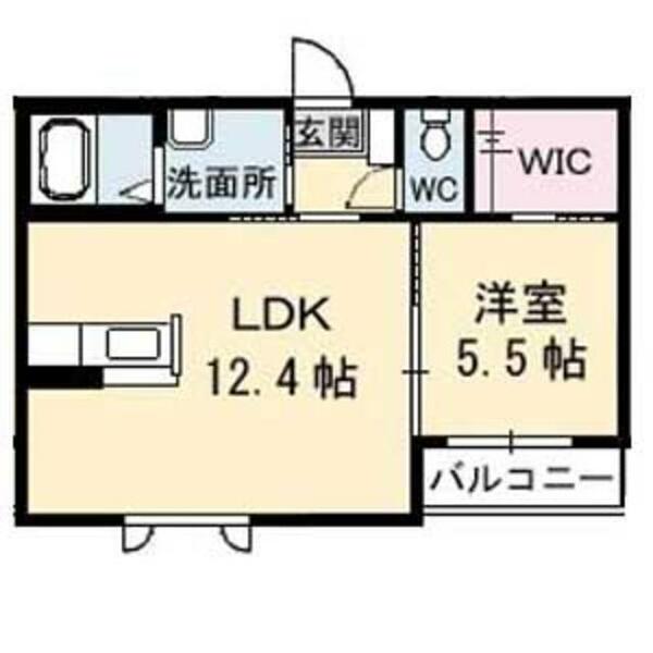 ラ・パルテール今在家 A0202｜岡山県岡山市中区今在家(賃貸アパート1LDK・2階・41.39㎡)の写真 その2