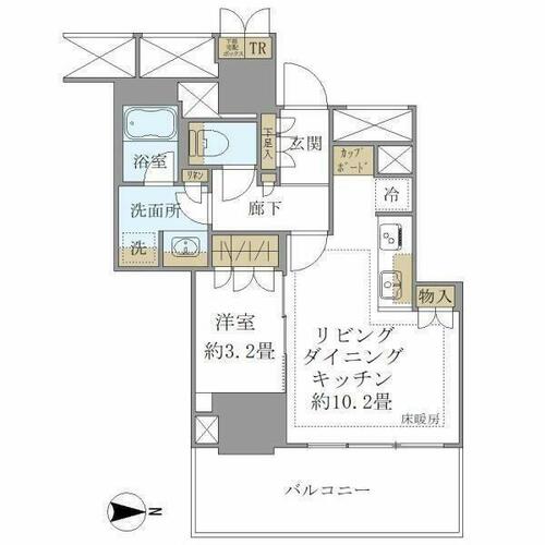 同じ建物の物件間取り写真 - ID:213103818531