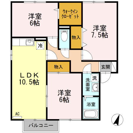 同じ建物の物件間取り写真 - ID:236002718842