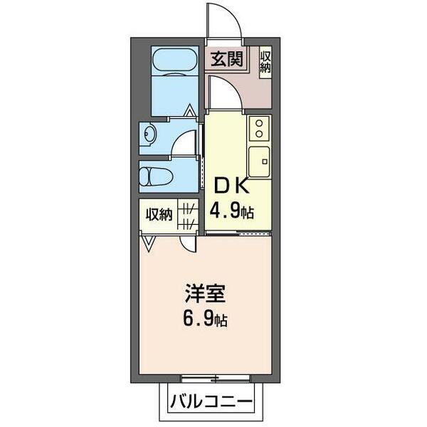 アビタシオン宮崎台 00207｜神奈川県川崎市宮前区馬絹４丁目(賃貸アパート1K・2階・26.20㎡)の写真 その2