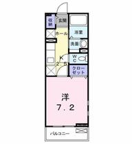 トスカーナ 201 ｜ 千葉県松戸市根本（賃貸アパート1K・2階・27.14㎡） その2