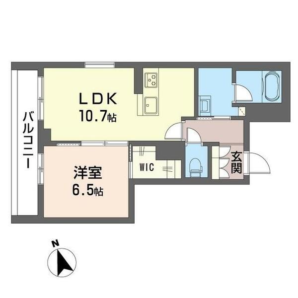 シャーメゾン　トーワ 00301｜千葉県柏市泉町(賃貸マンション1LDK・3階・45.12㎡)の写真 その2