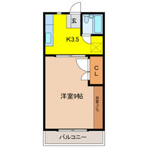 コーポラスシェトア 2-3 ｜ 岐阜県大垣市波須２丁目（賃貸マンション1K・2階・24.56㎡） その2